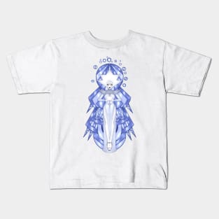 White Diamonds Mural Kids T-Shirt